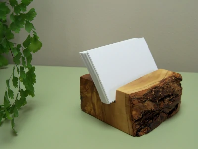 Rustic Business Card Holder